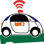 smart car, artificial intelligence lessons icon