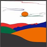 graphic of a landscape